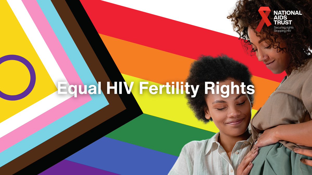 LGBT+ people living with HIV can't access fertility treatment to start a family. This Pride Month, join the call  for #EqualHIVFertilityRights! 

Write to your MP and help us change this discriminatory law🔻

nat.org.uk/pride