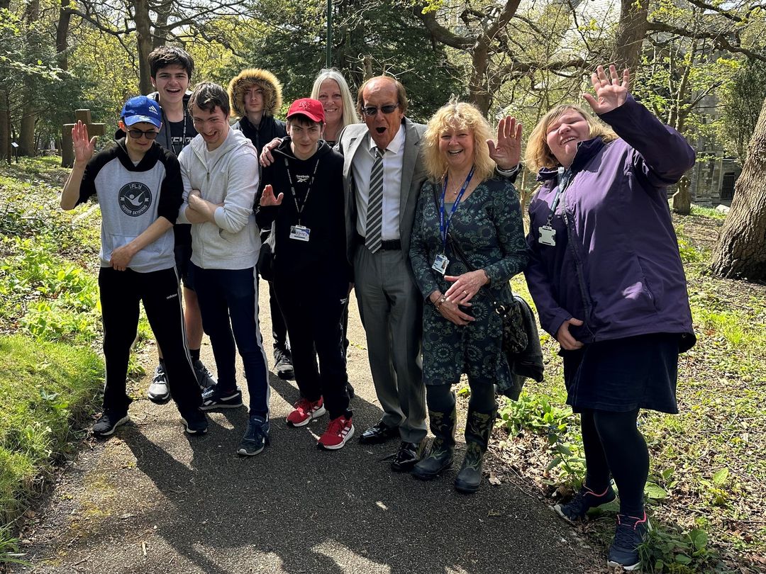 Our Foundation students recently got to meet TV Legend Fred Dineage! 
The students were working on an environmental project renovating St Peters Church with Dorset Wildlife Trust. Thankyou to everyone for getting involved in supporting the local community.