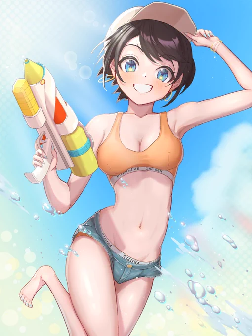 ギャルスバちゃん水着#プロテインザスバル 