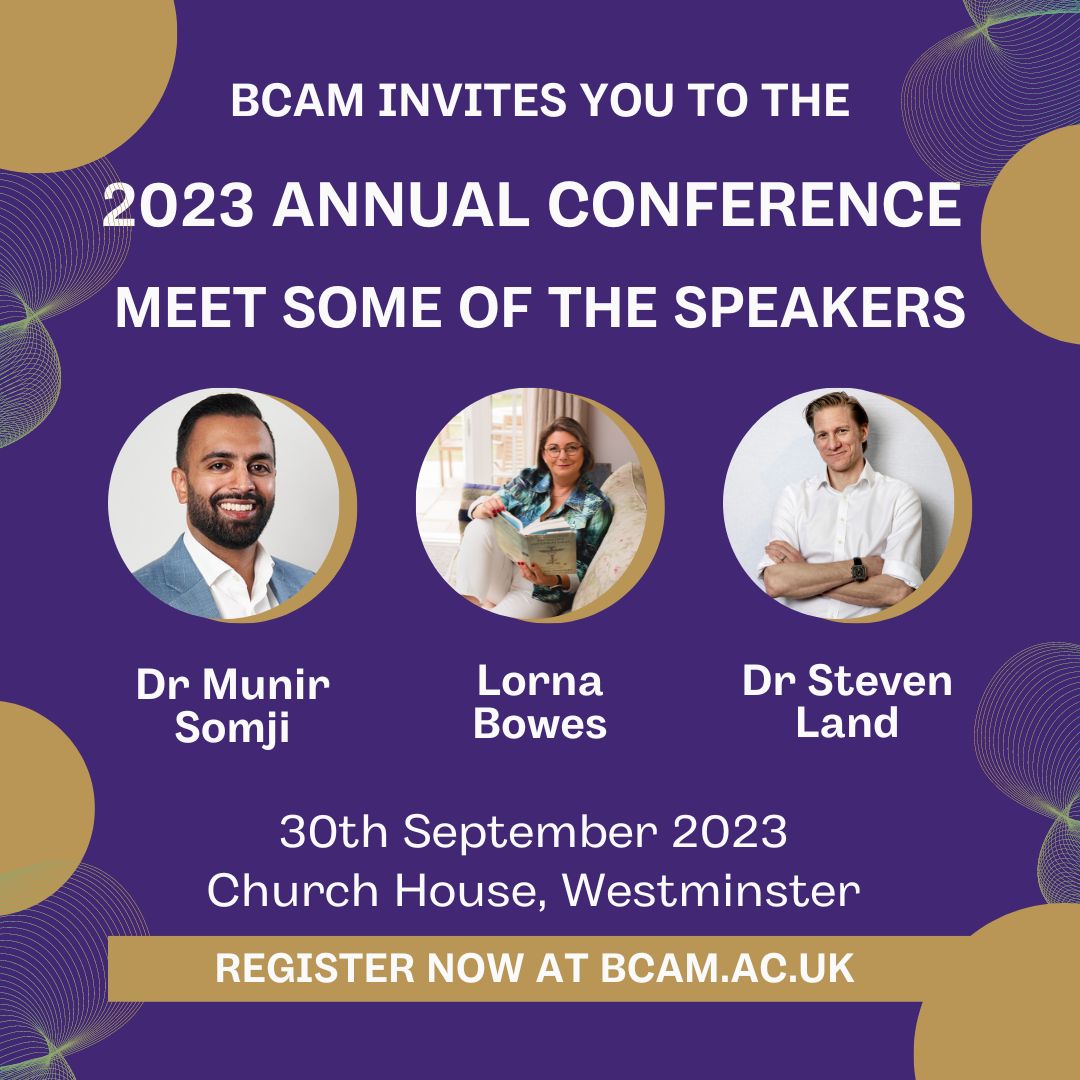 Come and join us for a day of education and networking! This year’s BCAM conference will focus on evidence-based medicine through science, research and innovation.

To book your place click here: bcam.ac.uk/events/48/bcam…

#bcam #conference #aestheticmedicine #education #doctor
