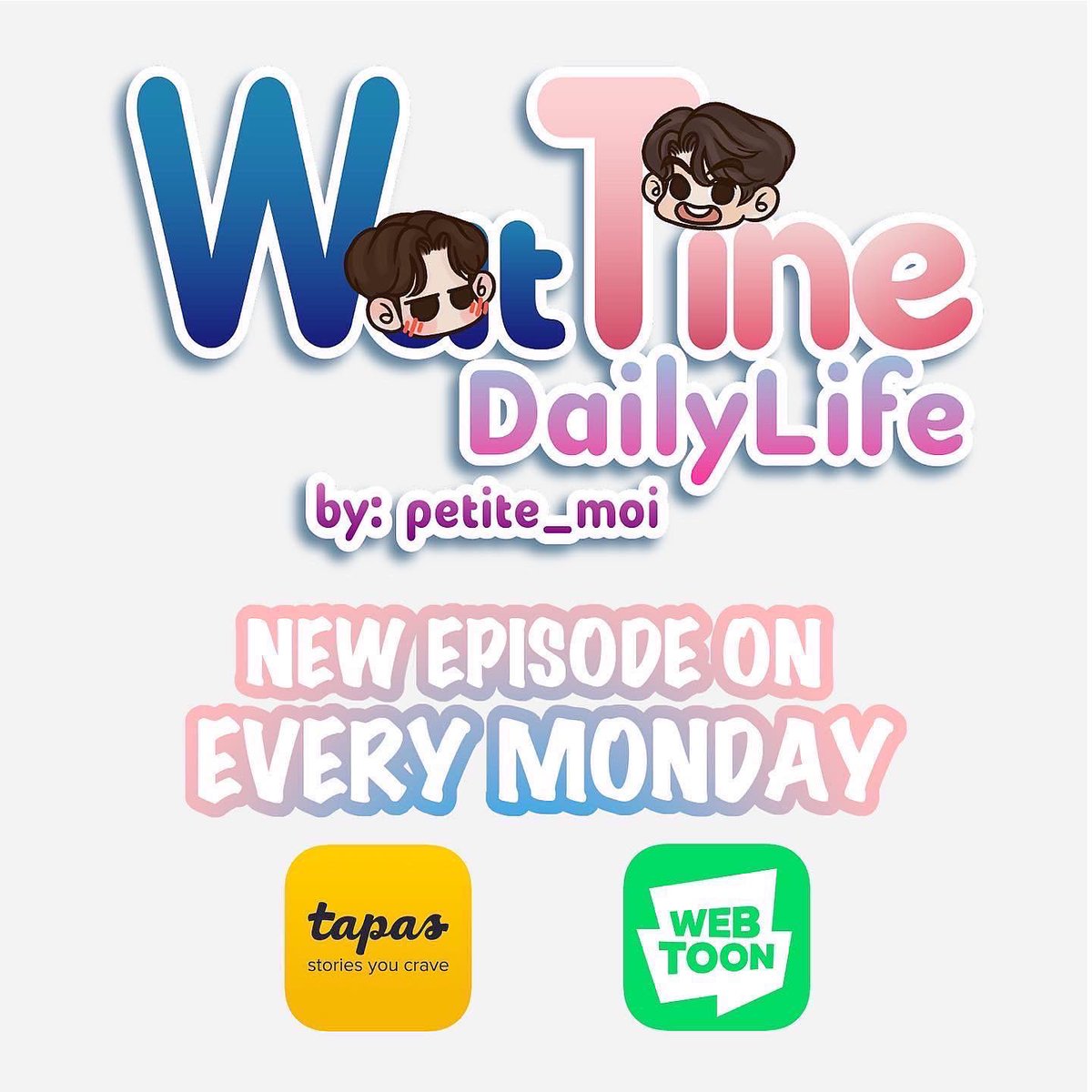 WatTine continues their dating ❤️ 
Read it now!🎉🎉

Tapas:
tapas.io/series/WatTine…

Webtoon: 
webtoons.com/en/challenge/w…

#wattinedailylife 
#คั่นกูthemovie #2gethertheseries #still2gether #ยังคั่นกู #คั่นกู #sarawattine #ไบร์ทวิน #brightwin #ClipStudioPaint #petitem0i