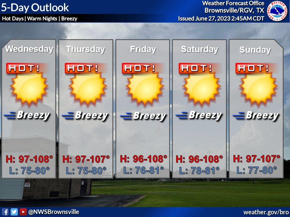 City of Edinburg on Twitter "RT NWSBrownsville Hot and humid