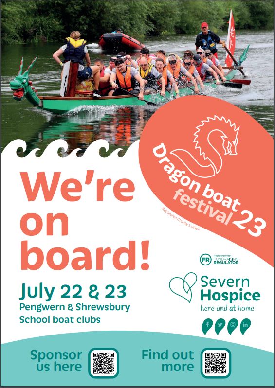 Dragon Boat Race - come along & #cheer us on! 🚣🐉

We're #rowing in various heats throughout the day to #support @severnhospice 🏥

We want to raise as much #money as we can so please #donate if you can - follow the QR code below!  💪

#HenshallsHelps 🙌
#CharityTuesday ❤️