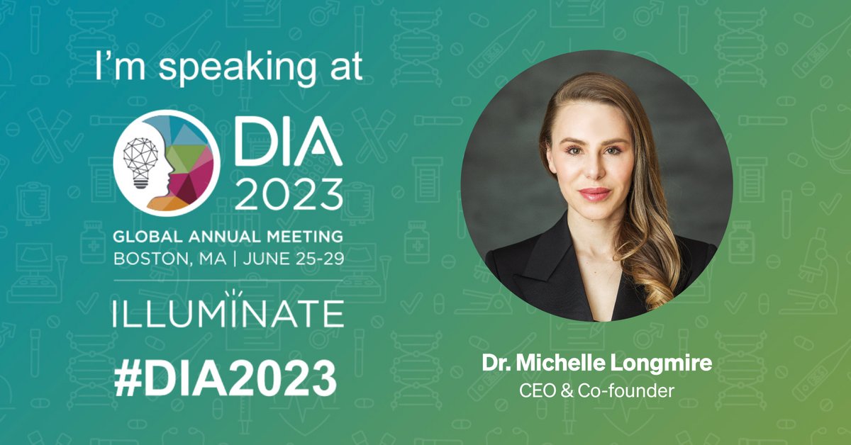 Medable (@medableinc) on Twitter photo Today at #DIA2023, head over to Innovation Theater #3 for 12.30pm EDT to join a speaking session with <a href="/LongmireMD/">Michelle Longmire</a>.
The panel will discuss why leading pharma companies are using platforms to deliver digitally-enabled drug development transformation at scale. Don't miss it! 💯 Today at #DIA2023, head over to Innovation Theater #3 for 12.30pm EDT to join a speaking session with <a href="/LongmireMD/">Michelle Longmire</a>.
The panel will discuss why leading pharma companies are using platforms to deliver digitally-enabled drug development transformation at scale. Don't miss it! 💯
