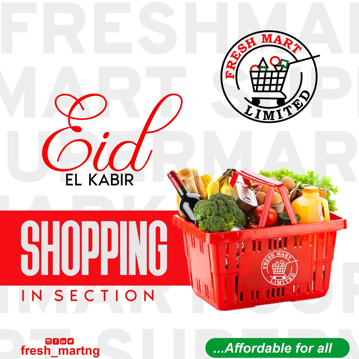 Have you Started your Shopping for Eidel Kabir? We've got you covered and affordable for all. 
#eidelkabir #shoppingmall #groceryshopping