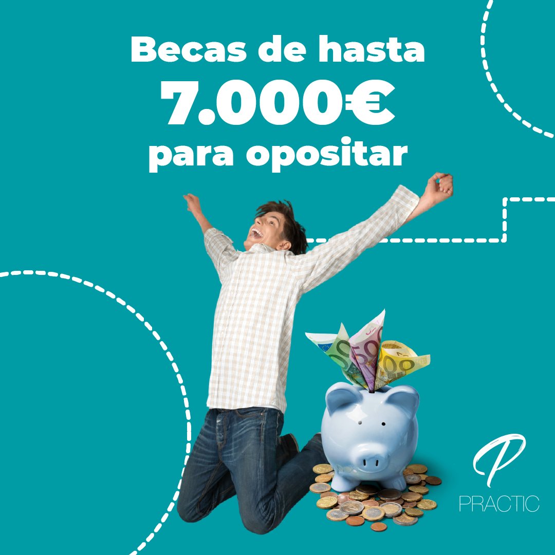 practicbcn's tweet photo. 💰 ¿Conoces la ayuda estatal de 7.000€ para preparar tus oposiciones? Te informamos sobre las nuevas becas en este enlace. ¡Aprovecha esta oportunidad!  https://t.co/fxygmjUc1l 💰 https://t.co/QXmesTIDur
