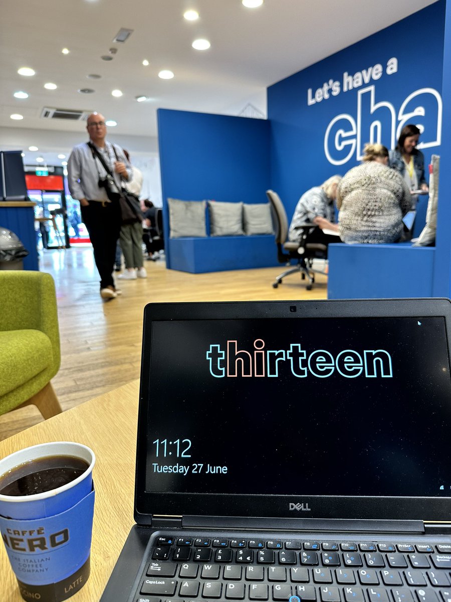 In our @Thirteen_Group #Middlesbrough store this morning talking to customers about our future investment plan