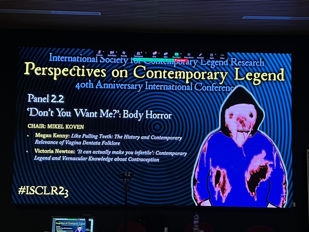 Upcoming pre-lunch presentations look super interesting! 

#isclr23 

<a href="/Centre_4_Legend/">Centre for Contemporary Legend</a> <a href="/ISCLR/">Contemporary Legend</a> #contemporarylegend #urbanlegend