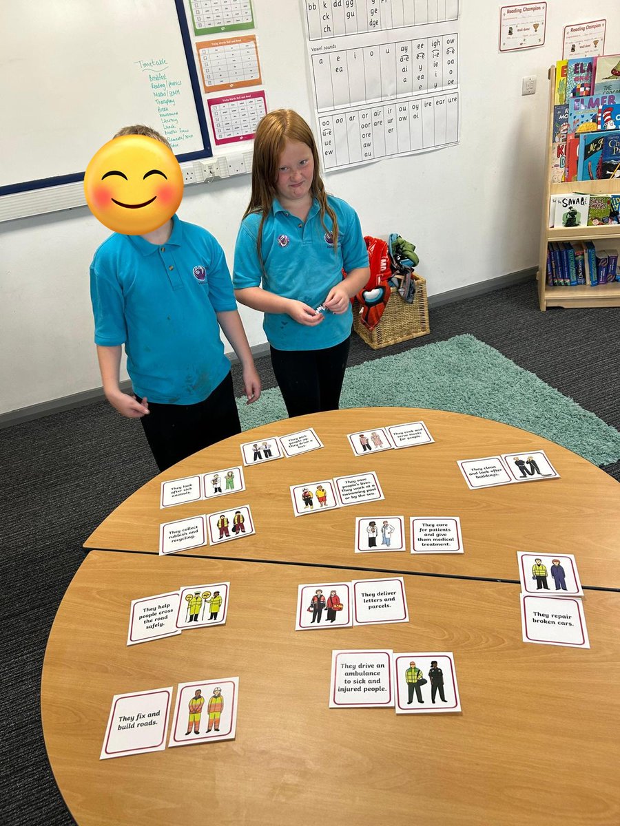 PhoenixHousePRU's tweet photo. Today for literacy, Tokyo were making predictions matching job roles to their descriptions. In phonics, students were focusing on set 2 sound spellings 📖 #superproud #makingadifference #thisisAP https://t.co/uWrkl6lNzb