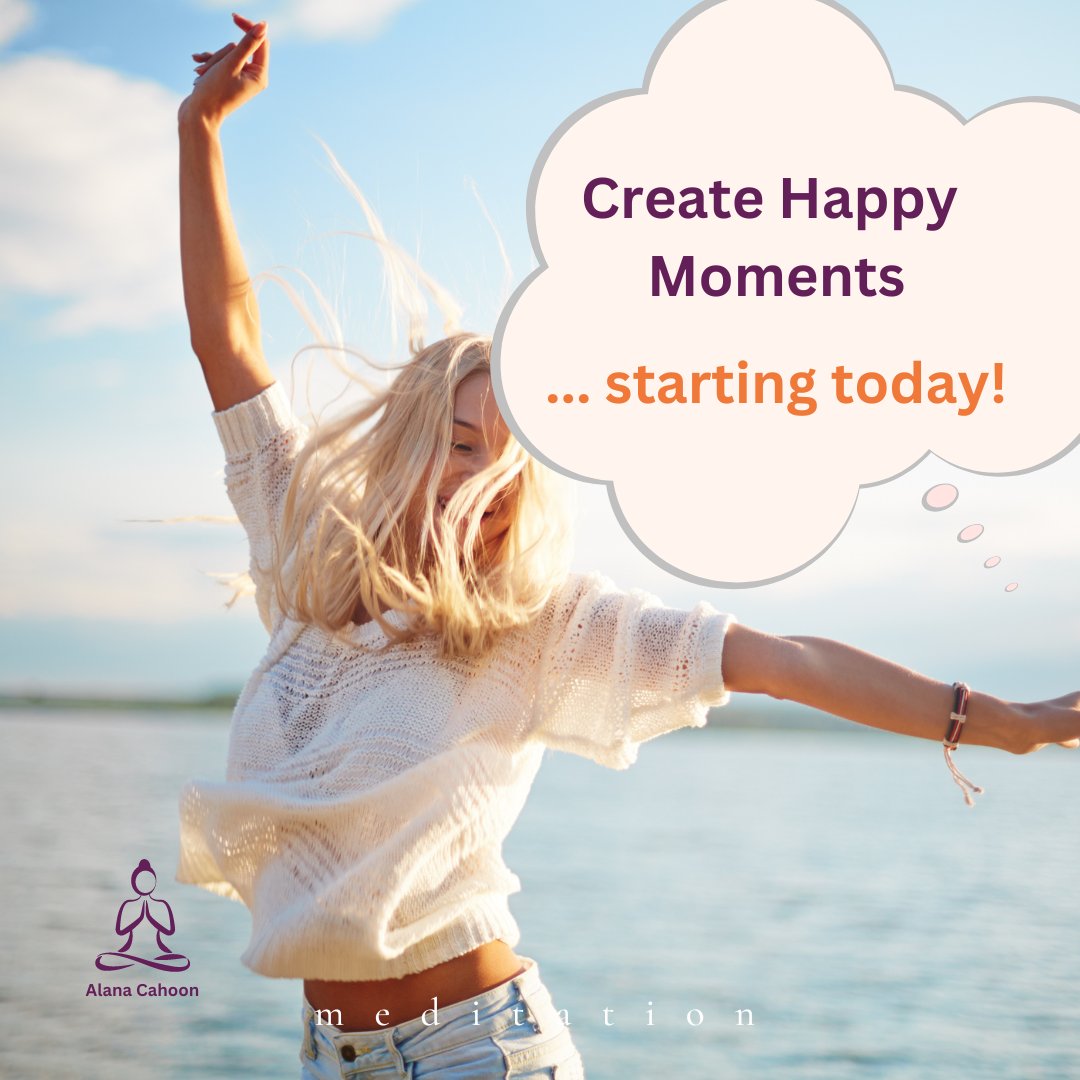 AlanaCahoon's tweet photo. Let's start creating happy moments! We all need more of those in our lives. #createhappymoments #mindfulness #stressrelief #beinginbalance https://t.co/5Nc0G3nZId