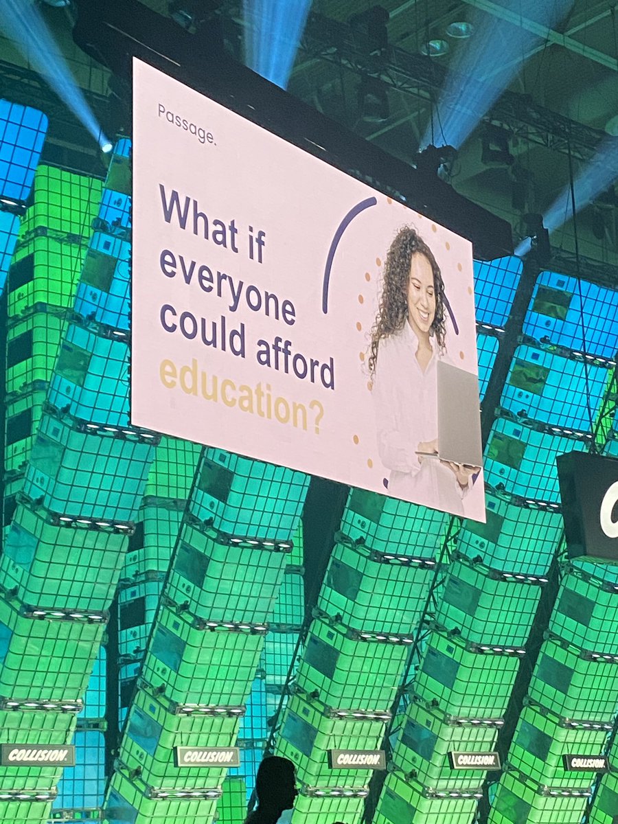 Listening to <a href="/MartinBasiri/">Martin Basiri</a> introduce his new company <a href="/PassageHQ/">Passage</a> 🎉🎉 - “what if everyone could afford education?”