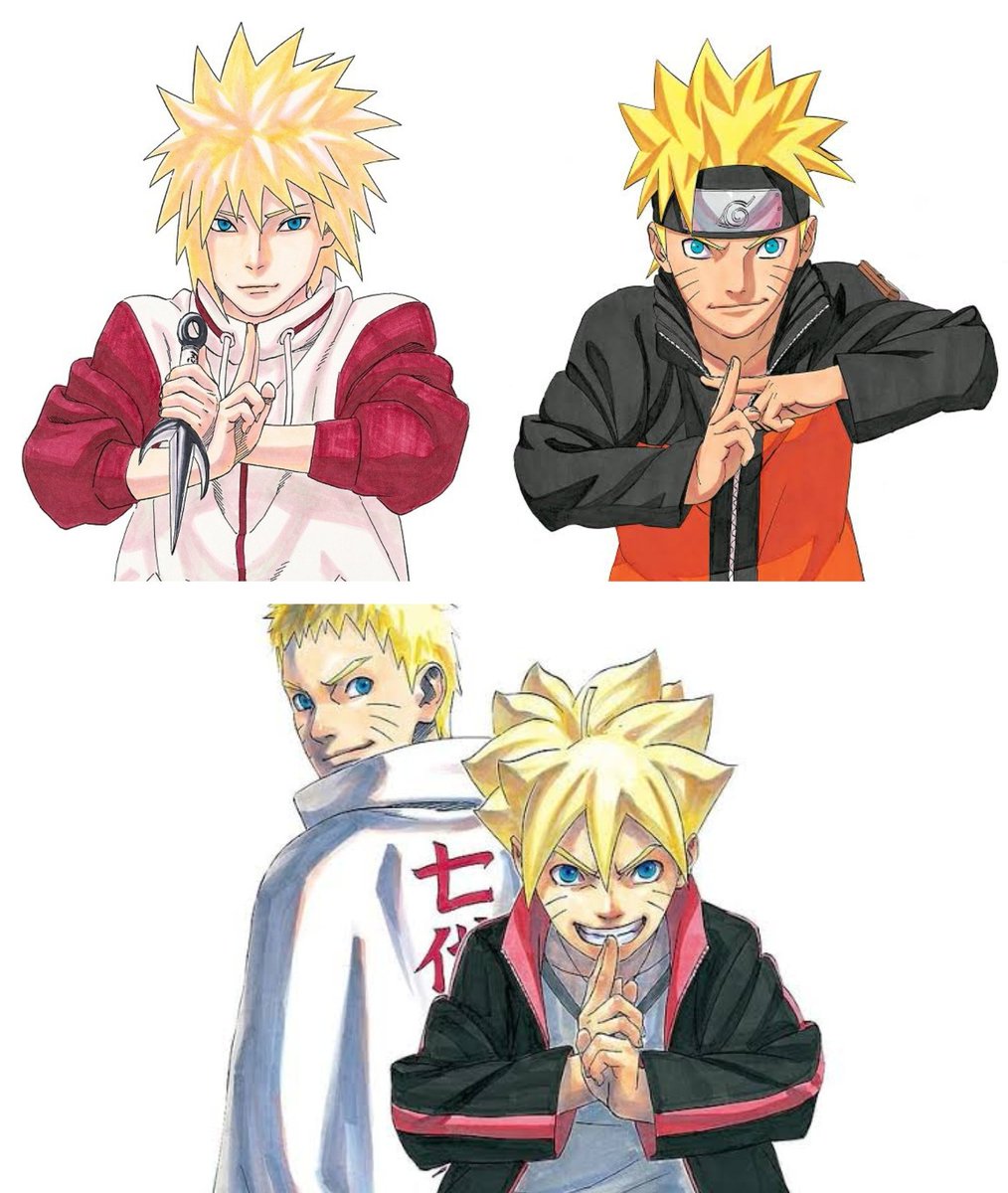 Masashi Kishimoto's 3 GOATs 

(Naruto shall appear twice cause I said so)