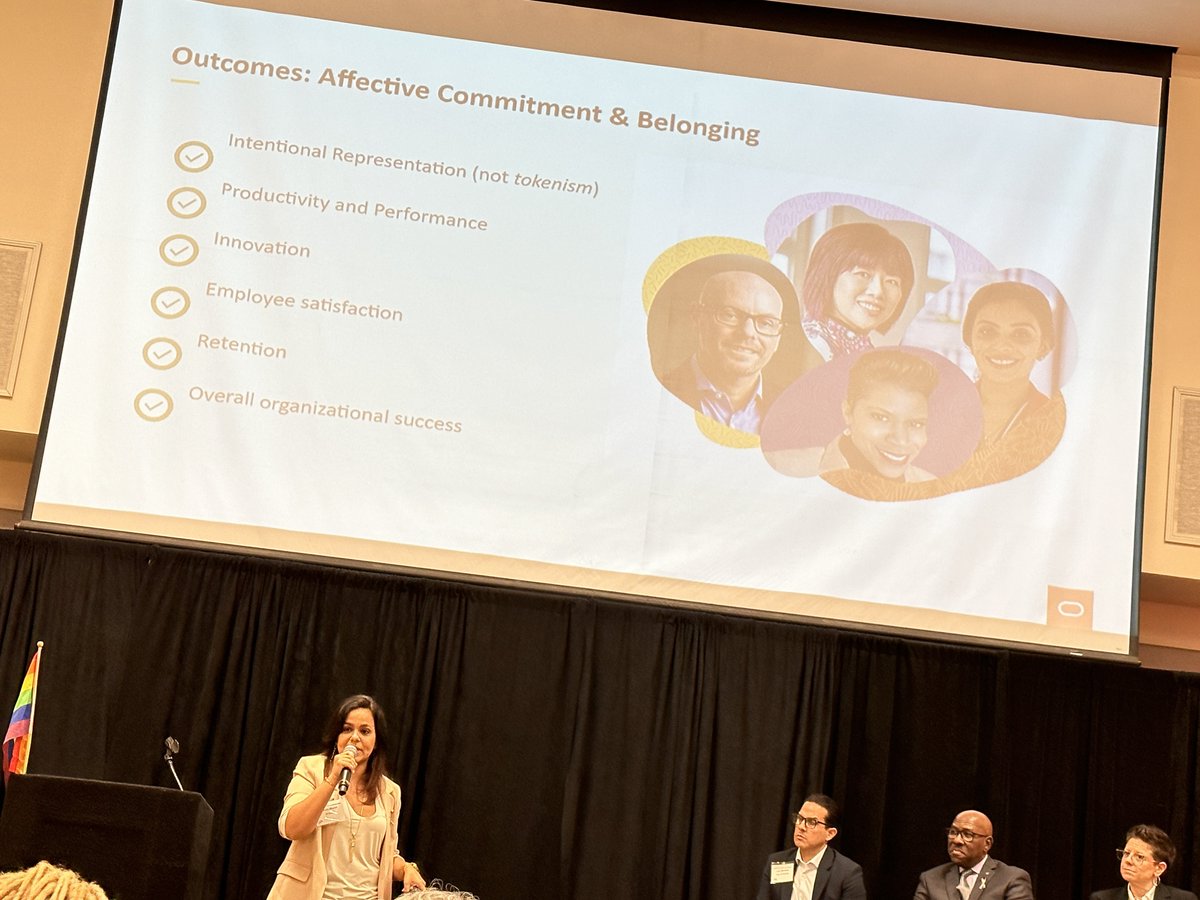 AliciaStella's tweet photo. Yarelis Muriel, Global Program Manager of Employee Experience at Oracle, spoke at the #Florida #LGBTQ Unity Summit about how to understand intersectionality and how one’s awareness of existing stereotypes can cause anxiety. #EvolutionofPride https://t.co/MqwTAGsZ1F