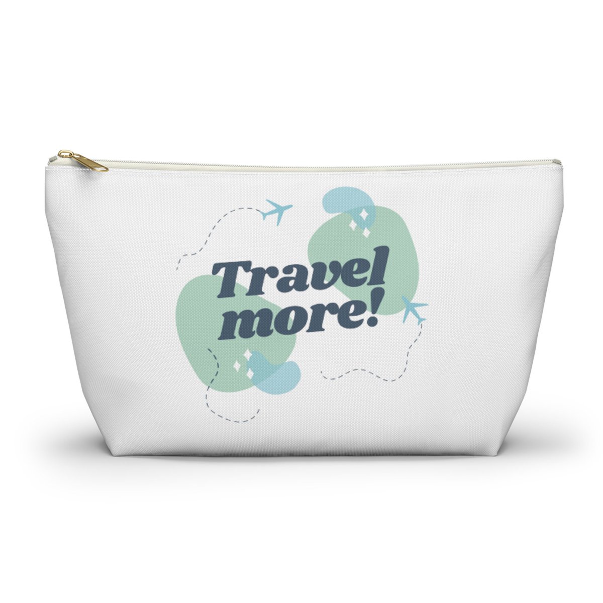 Introducing our stylish T-bottom accessory pouch, the perfect companion for wanderlust souls and travel enthusiasts. This versatile pouch is not only functional but also serves as a constant reminder to embrace adventure and 'Travel More.' etsy.com/listing/149766…