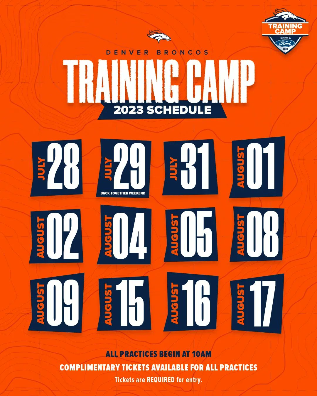 broncos training camp tickets