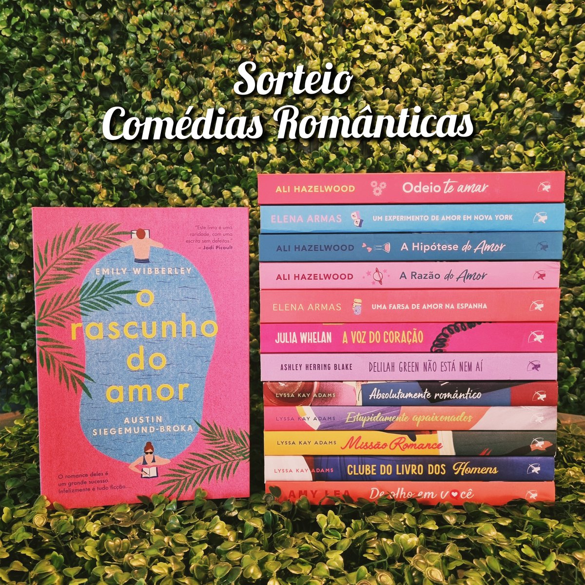 📚 💘 SORTEIO COMÉDIAS ROMÂNTICAS 📚 💘

Sortearemos 1 kit com histórias para aquecer o seu coração.

Para participar, basta:
➡️ Marcar um amigo;
➡️ Retweetar este post;
➡️ Seguir o perfil da <a href="/editoraarqueiro/">Editora Arqueiro</a>

O resultado sai no dia 3/7.