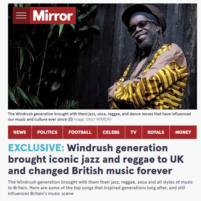 Check out this Macka B interview about Windrush, in the Mirror one of the UK's top national newspapers Interview Link: mirror.co.uk/news/uk-news/w…