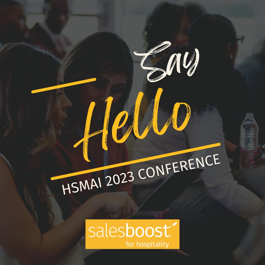 SalesboostLLC's tweet photo. Are you as excited as we are to be a part of this incredible event? See you at HSMAI! 🎉

#HSMAIMSC23 #HSMAIROC23 https://t.co/V00PdS9kmf