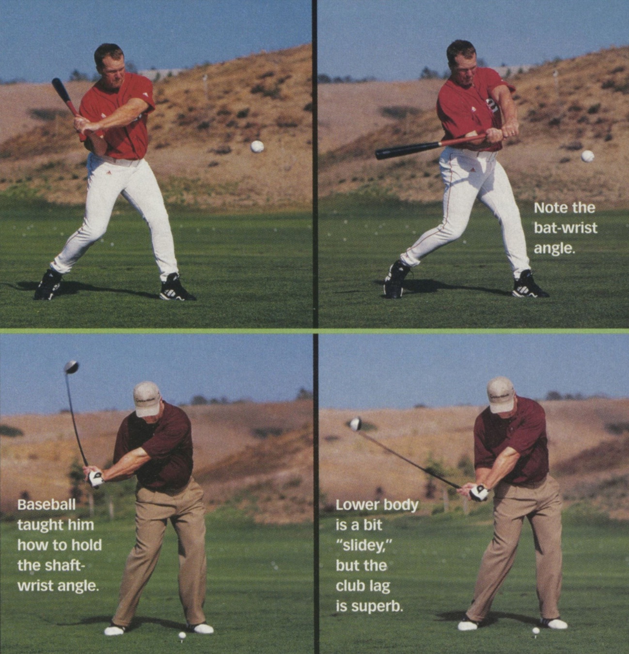 LKD on Twitter "Mark McGwire, baseball swing vs. golf swing https//t