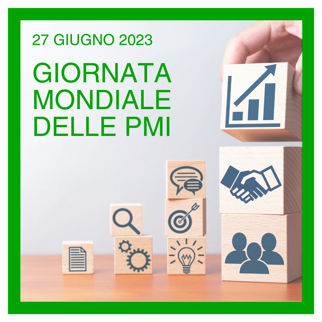 🗓Oggi, 27 giugno 2023, si celebra la #giornatamondiale delle #PMI stabilita dall'ONU per sottolineare il ruolo importante che esse ricoprono all'interno delle comunità.