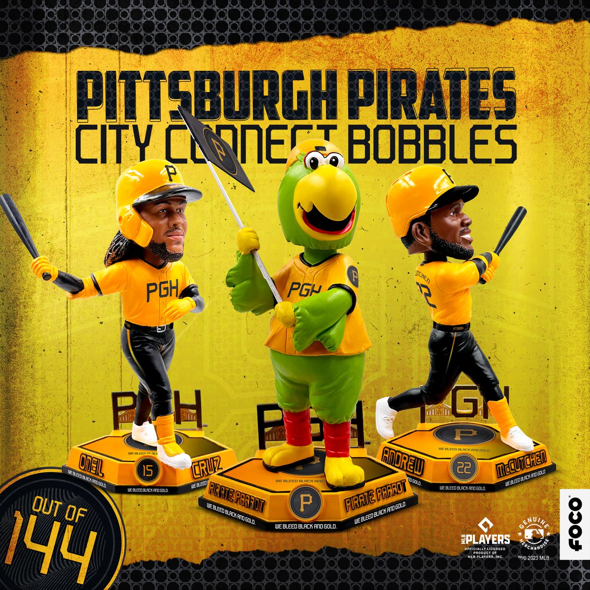 Let us hear yinz! ☠️ #Pirates City Connect ⚾ 

#MLB #baseball #LetsGoBucs #PIT #PittsburghPirates