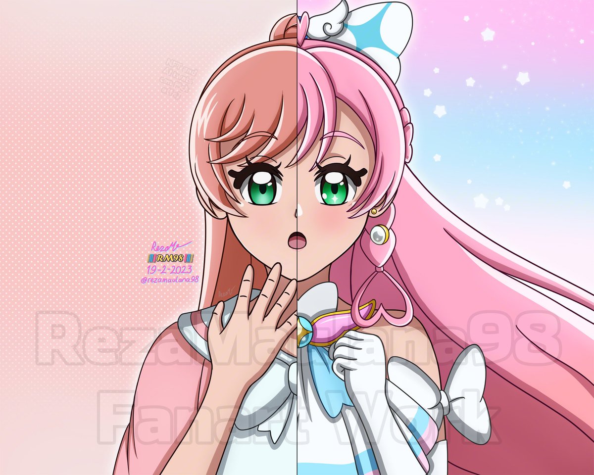 RezaMaulana98's tweet photo. Joining the Art Train with Hirogaru Sky Precure fanarts! 💙 🩶 🧡 🩷

I'll nominate @cherrieflavors, @Healloumi and @Magical_Chise to join this as well! https://t.co/Sd4ofajZXq