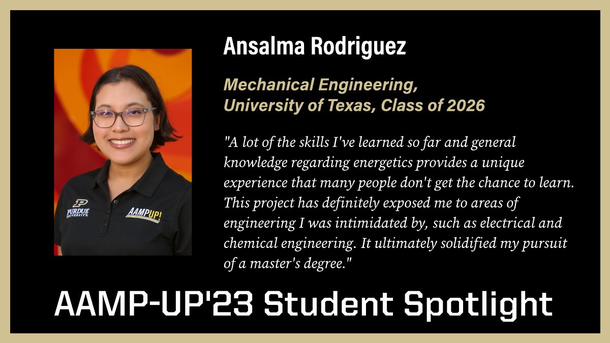 Ansalma Rodriguez, @utmechengr sophomore, joined AAMP-UP because of her interest in #additivemanufacturing. Following the program, she will conduct research through the @srcorg.