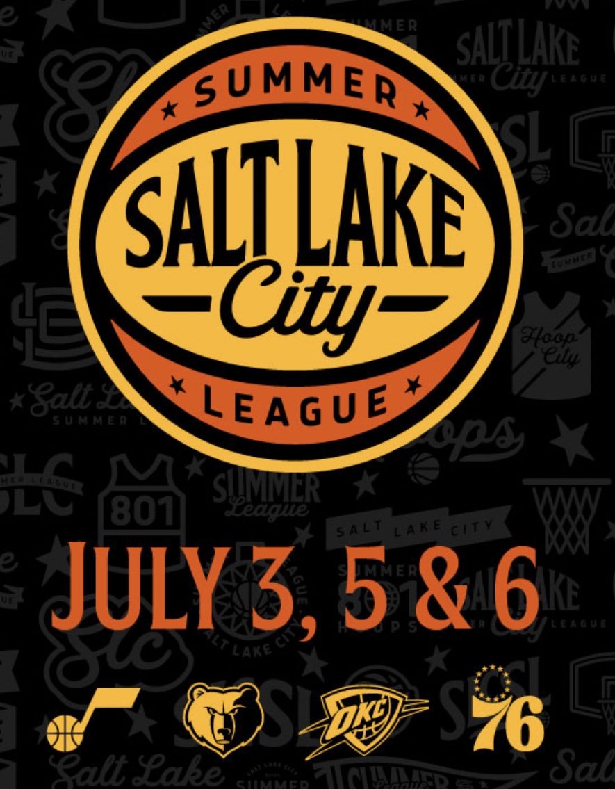 Salt Lake City Summer League kicks off next Monday 🏀☀️

Get your tickets now 👉 ticketmaster.evyy.net/c/1388550/2641…

Lower bowl tickets start at $16

.
.
#JazzNation #UtahJazz #TakeNote
#GoJazz #NBASummerLeague #NBA