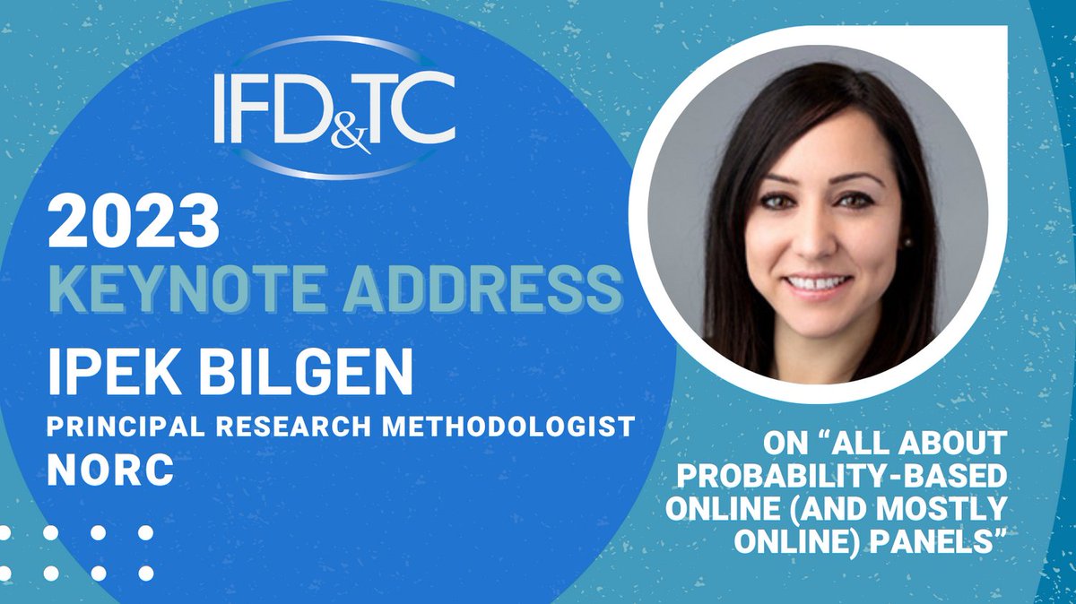 This morning we welcome keynote speaker Ipek Bilgen from NORC! Grab your favorite morning beverage &amp; come on down to Bixby 1, 2 &amp; 3.
