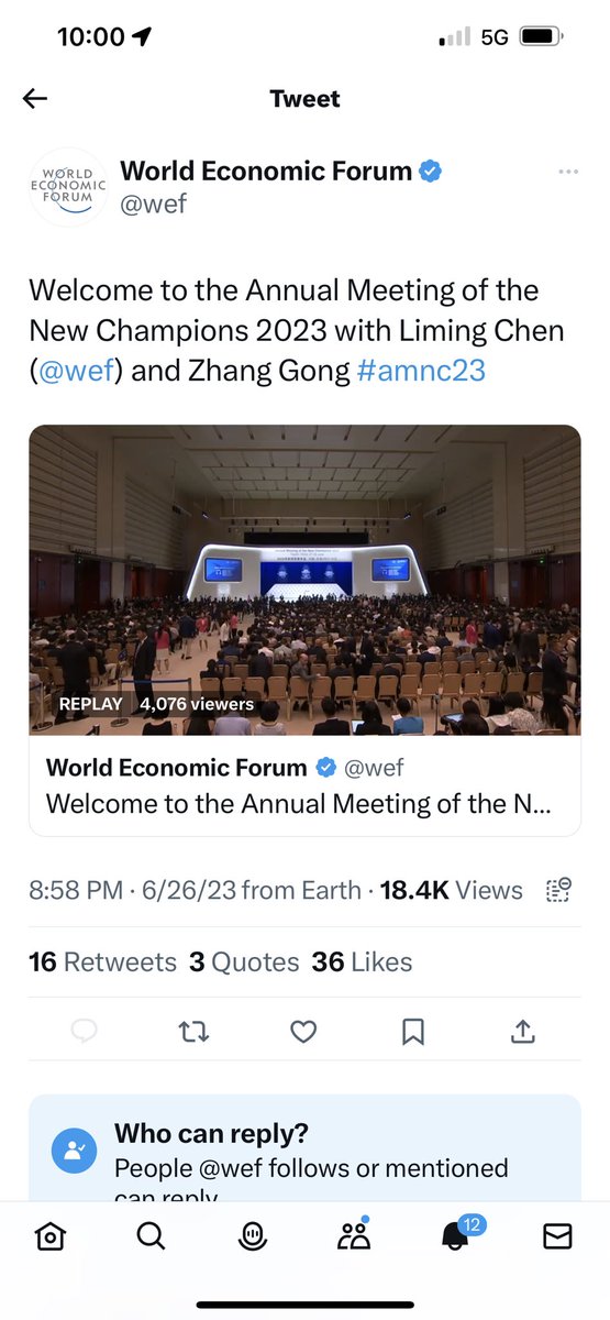 shellenberger's tweet photo. @jordanbpeterson @wef Checking in on @wef … huh, they turned off replies. Wonder why? https://t.co/q25ILDkkx4
