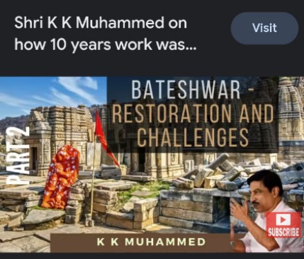 ajoobaindia's tweet photo. #TempleRestored: #ASU/#kkmuhammed :- #Bateshwar /#Bharat 
-----
https://t.co/KdTQxmtg0j https://t.co/ijCOK0WMOh
