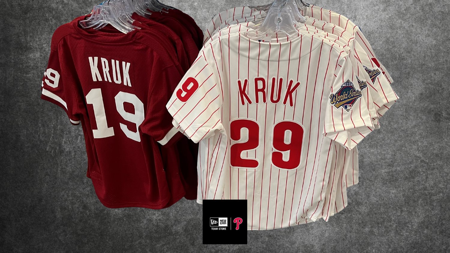 New Era Phillies Team Store on X: This is just a John Kruk appreciation  post, and to show you the awesome Authentic '91 BP and '93 WS jerseys we  have in stock