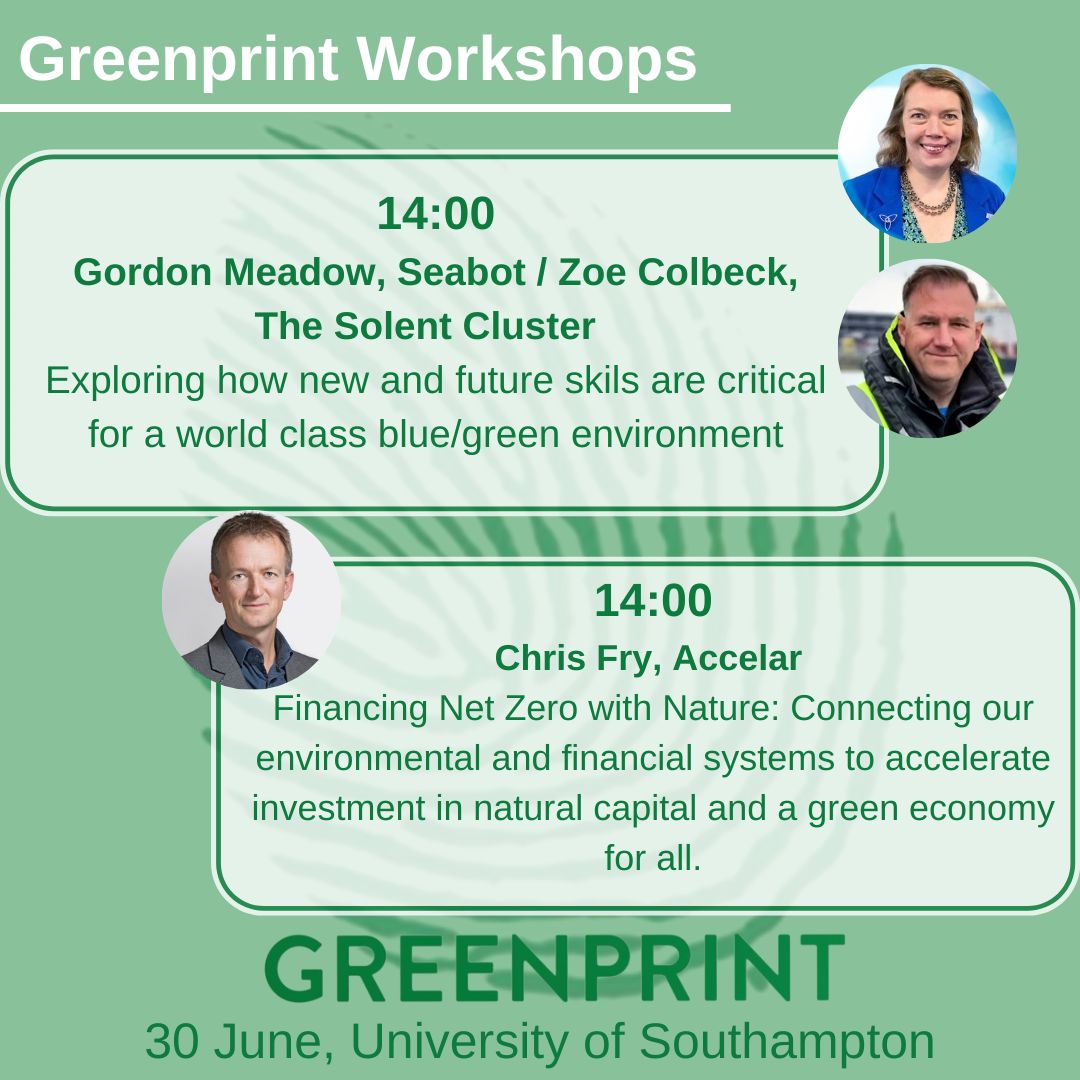solentpartners's tweet photo. We have workshops running through the afternoon on Friday at the inaugural Greenprint conference at the University of Southampton
A lot to choose from for our in person delegates joining us at the University.
#SolentEvents #Eco #GreenSkills #Solentskills https://t.co/5ONsZwtet8