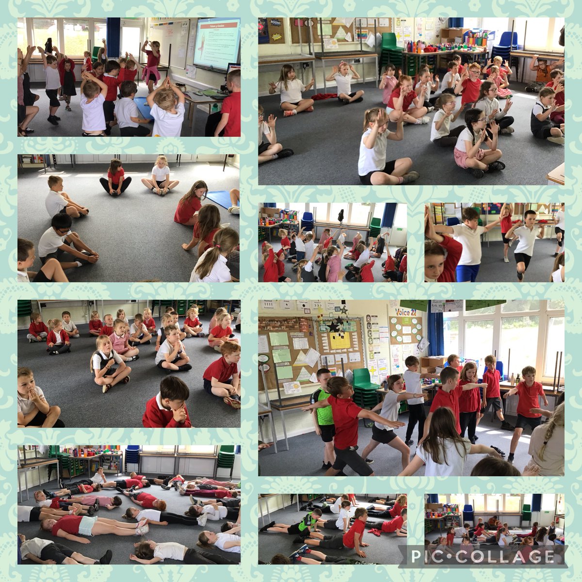 YCroesgoch's tweet photo. Prynhawn hwyl a sbri yn gwneud gweithgareddau iechyd a lles. Diolch i’r Llysgenhadon Lles am drefnu.
All enjoyed taking part in our Health &amp; Wellbeing Day during World Wellbeing Week. #yoga #creativeclay #fruitworkshop #HIITworkout 🤩👏🤩👏 https://t.co/ES0vbookZD