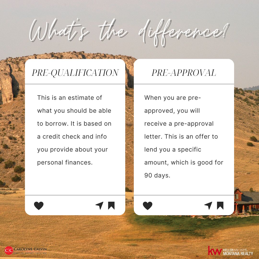 CCalvinBozeman's tweet image. Confused about pre-qualification and pre-approval? 🤔 Don&apos;t worry, I&apos;ve got you covered! Check this out or feel free to contact me at 406-570-9144 if you have any questions.

#Homebuying101 #prequalification #preapproved #gallatinvalley #montana #bozeman #bozemanagent