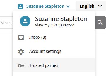 Wow- this morning a researcher requested my recent paper -- that's still in press. Adding CrossRef to my Trusted Parties in ORCiD gives quick &amp; broad exposure to scholarship!