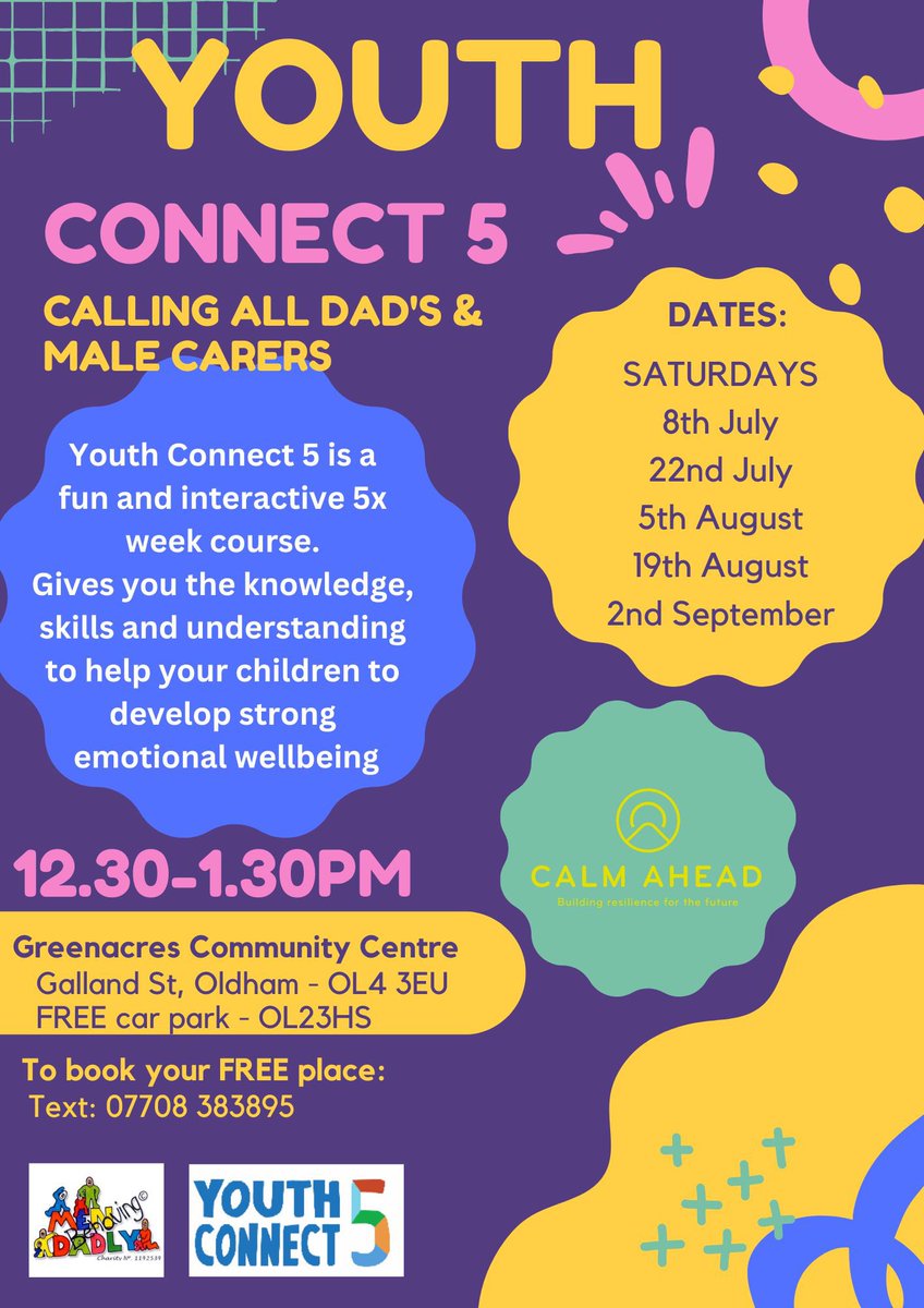 Calling all Dads and Male Carers 🎉 <a href="/CalmAheadCIC/">Calm Ahead Community Interest Company</a>