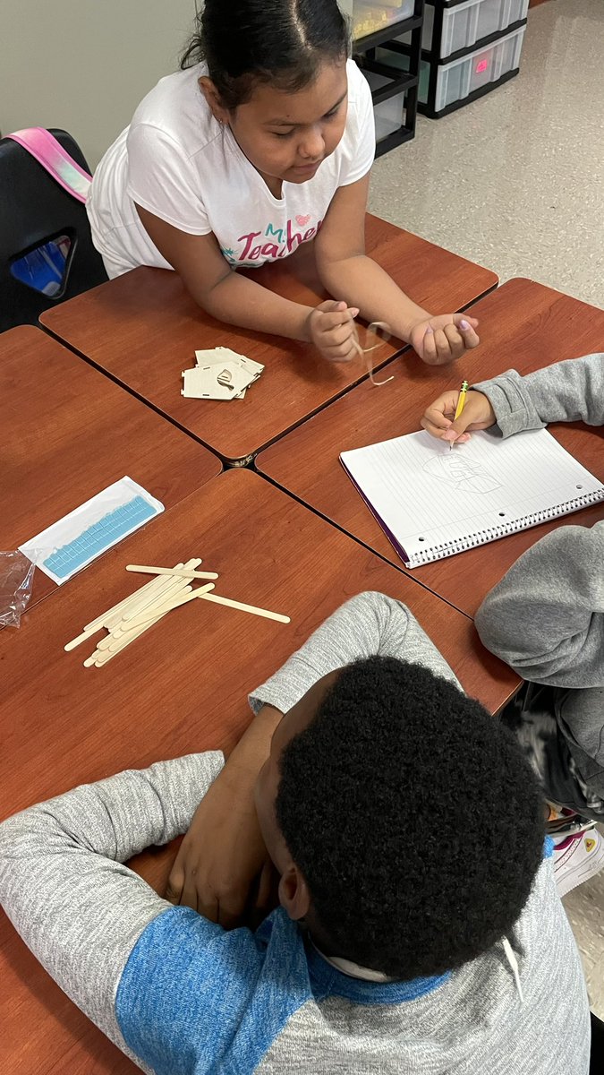 MsPerezPISD's tweet photo. It’s engineering day! ⚒️ 🧰 my kiddos have been learning about natural disasters and studying the effects of Hurricane Katrina on New Orleans. Today we are constructing homes and tomorrow we will see if they can withstand a “hurricane”! #PISD #SummerSchool @PISDELEMSS #STEM 🤓 https://t.co/L7djsnfKCP