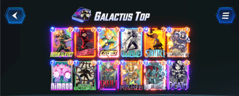 DrBoom_HS's tweet photo. "Galactus is Dead"
5 Wins Infinity Conquest
DrOctopus Infinity Avatar
#MarvelSnap #infinityconquest #MarvelSNAPdeck #Galactus https://t.co/lWqlvZhCIq