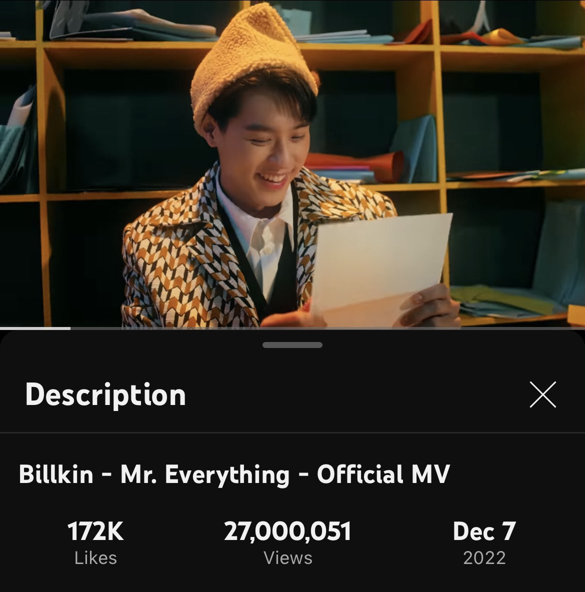 น้องติงๆ 27 ล้านแล้ววว เก่งมาก 🎄🎅🌟

#MrEverything_MV27M
#bbillkin #BillkinEntertainment