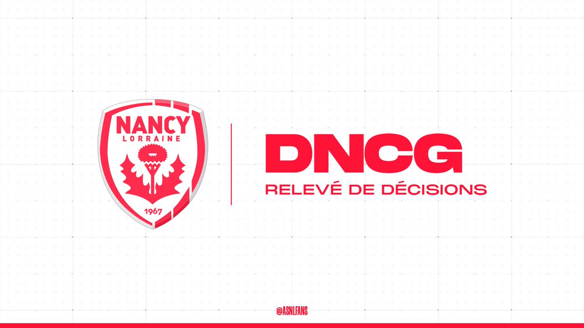 asnlfans's tweet photo. 🔴 𝗟𝗮 𝗗𝗡𝗖𝗚 𝗿𝗲́𝘁𝗿𝗼𝗴𝗿𝗮𝗱𝗲 𝗮𝗱𝗺𝗶𝗻𝗶𝘀𝘁𝗿𝗮𝘁𝗶𝘃𝗲𝗺𝗲𝗻𝘁 𝗹’𝗔𝗦𝗡𝗟 𝗲𝗻 𝗡𝟯 !

Terrible nouvelle, le gendarme financier a rejeté le budget du club en notifiant au club, une rétrogradation administrative en National 3 en sus de la relégation sportive. https://t.co/byBjOSxkIl