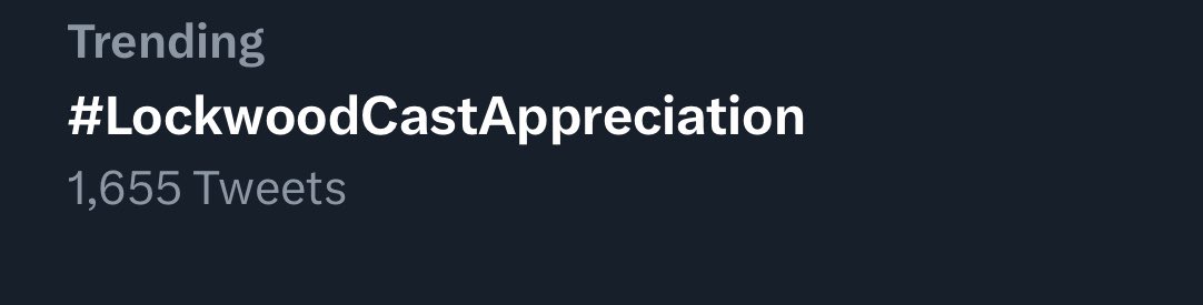 Missing the trio a lot ☹️ and i see #LockwoodandCo going strong with the trending😍 #LockwoodCastAppreciation #SaveLockwoodandCo