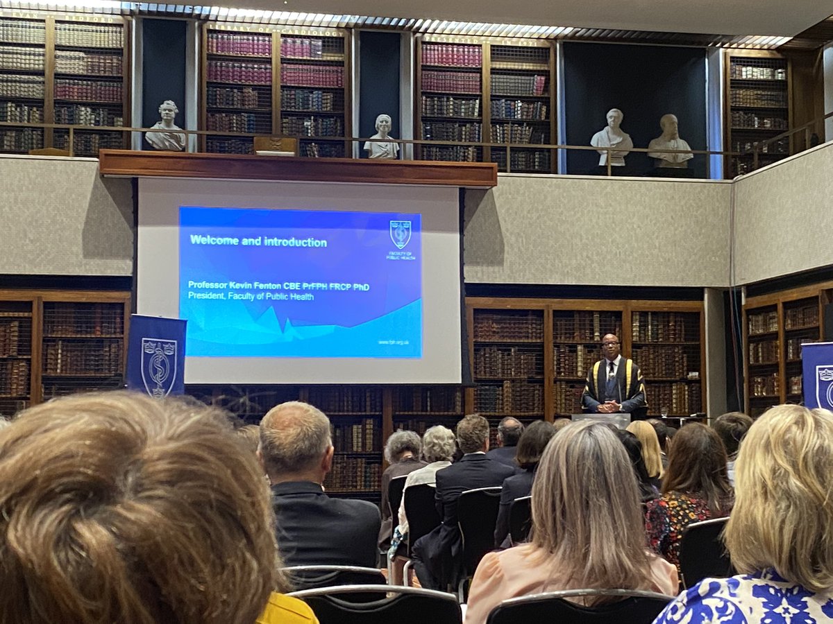 Celebrating the contributions of the public health family with <a href="/FPH/">Faculty of Public Health</a> <a href="/ProfKevinFenton/">Kevin Fenton</a>