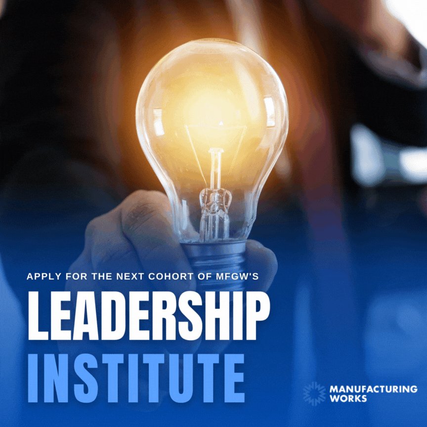 mfgworkscle's tweet photo. Are you interested in running your own manufacturing company? Would your business benefit from having those on your leadership team "think like an owner?" 

Applications for next Leadership Institute Cohort Due • Monday, July 31, 2023
Learn More: https://t.co/wBVP1HhW4V https://t.co/fvrwwRNOOf