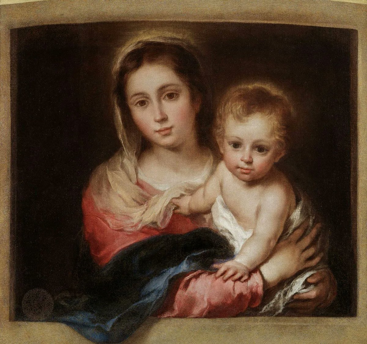 dibubeeme's tweet photo. ¿Conoces el cuadro de La Virgen de la Servilleta de Murillo? 

Te lo presento brevemente en este hilo 🧵 https://t.co/YgBrlYMgj9