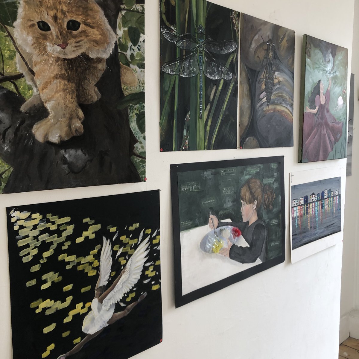 PloughArts's tweet photo. Very talented students from Great Torrington School have some outstanding work on display in our Gallery until July 8. We hope you can come in and check it out! The Gallery opens 10am-4pm Tuesday to Saturday.
#letscreate #torridge https://t.co/LFFn5q1IoZ