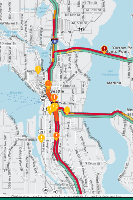 WSDOT Traffic on Twitter "🚨Two right lanes blocked on SB I5 in 