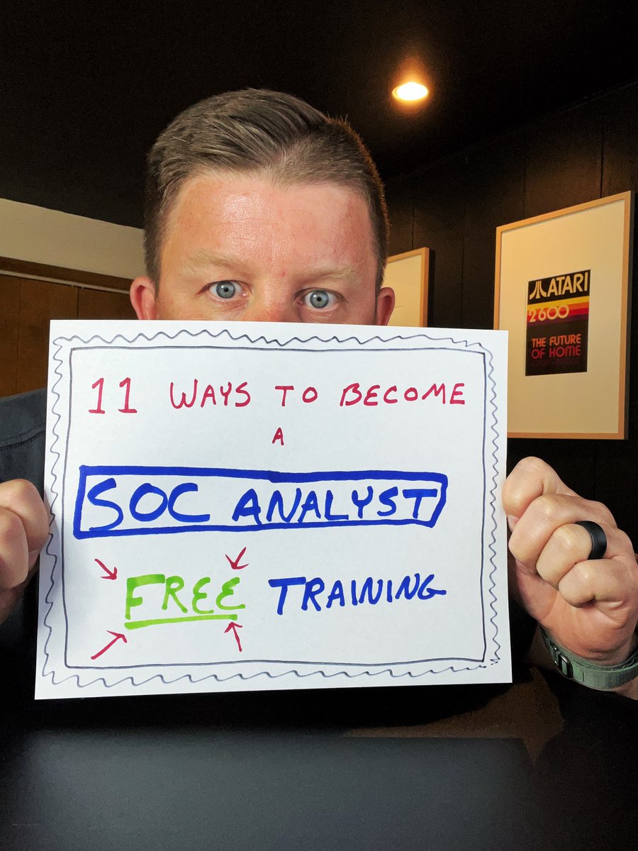 mikemillercyber's tweet image. Dear Cyber Security Wannabe, Want a Career in Cyber Security? Here are 11 Training Videos that will help you become a SOC Analyst.

Knowledge = Power.

No one cares how you gain your knowledge. They just care that you know it. When you can describe how your use your favorite…