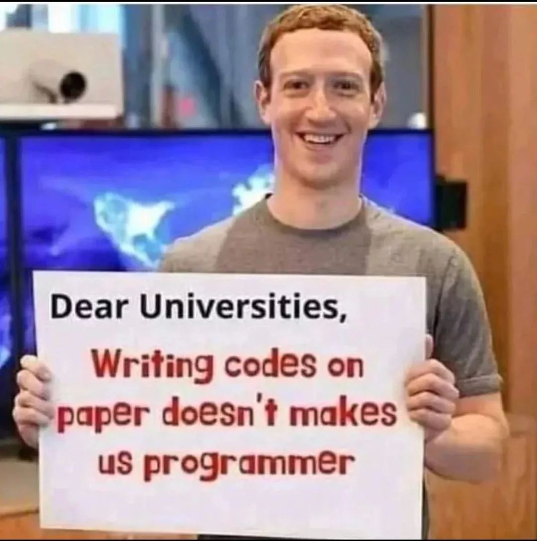 CodewithJaydeep's tweet image. 😂

Follow ( @CodewithJaydeep )

#React #TechnologyNews  #programmer #developer #softwaredeveloper #softwareengineer #facebook_twitter   #webdeveloper #javascript #javascriptdeveloper #java #pythonprogramming