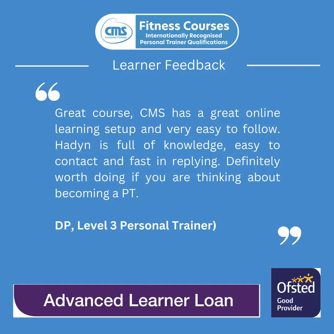 CMSFitness's tweet photo. Get support with our online learning platform! At CMS Fitness Courses, we provide a range of resources and direct access to instructors #personaltrainingcourses #ptcourses #personaltrainercourses #onlinelearning #supportsystem #navigation https://t.co/0M15rFLxRO